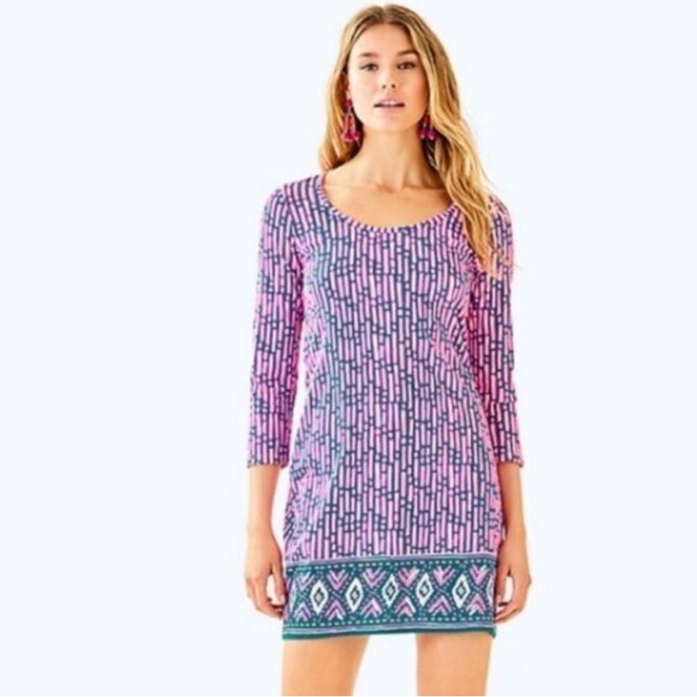 Lilly Pulitzer Beacon Dress Stripe Engineer XS